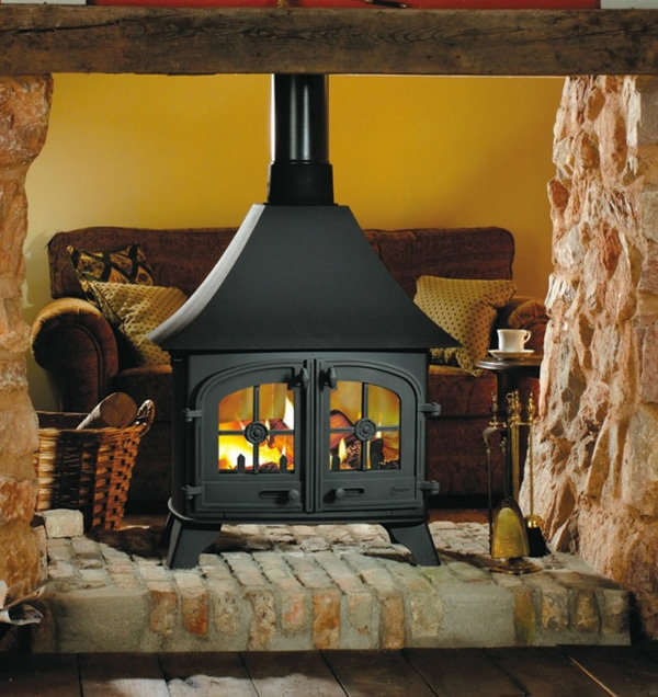 Yeoman County Double Sided Double Depth Woodburning Stove Fireplace Superstores