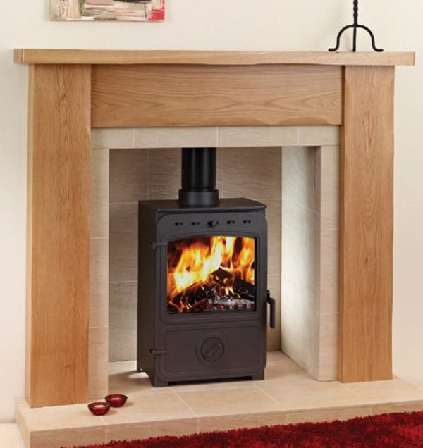 Oer Oak Plain Cottage Timber Surround Fireplace Superstores